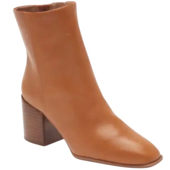 Nordstrom Shoes - Nordstrom Vanna Booties 7.5M. Brown/Tan Leather Ankle Boots